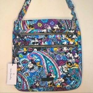 Disney Vera Bradley Mickey Minnie Triple Zip Bag